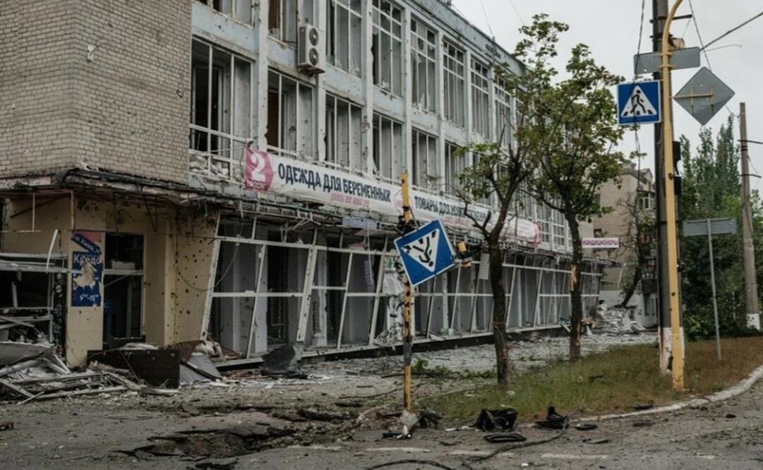 La ciudad de Severodonetsk, en el este de Ucrania, en una imagen del 18 de mayo de 2022 Yasuyoshi Chiba AFP/Archivos