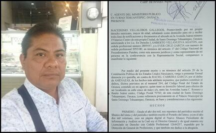 Periodista acusa amenazas de muerte del esposo de la edil de Tehuantepec, Oaxaca