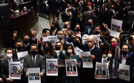 Entre protestas de Morena y MC, inicia segundo periodo de sesiones en el Congreso