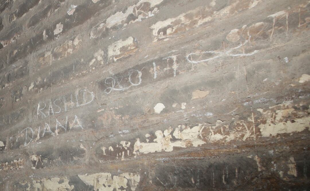 Aspecto de la inscripción. Fotografía de AP