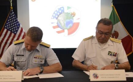 Firma Semar acuerdo con guardacostas de Estados Unidos