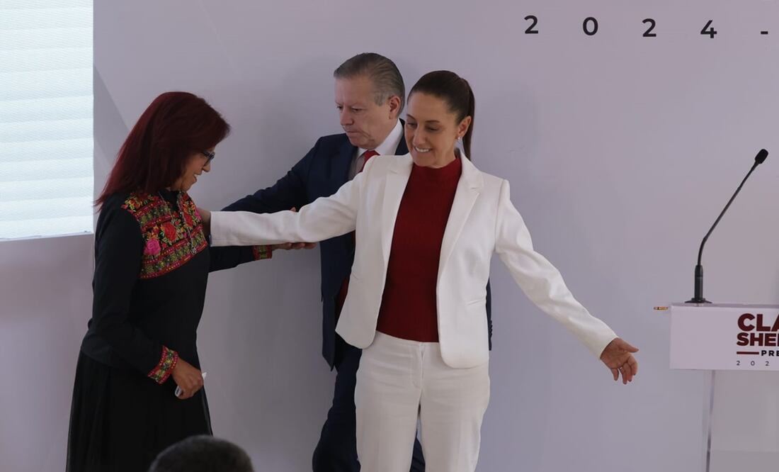 Claudia Sheinbaum sumó a su gabinete a Arturo Zaldívar y Leticia Ramírez. Foto: Fernanda Rojas / EL UNIVERSAL