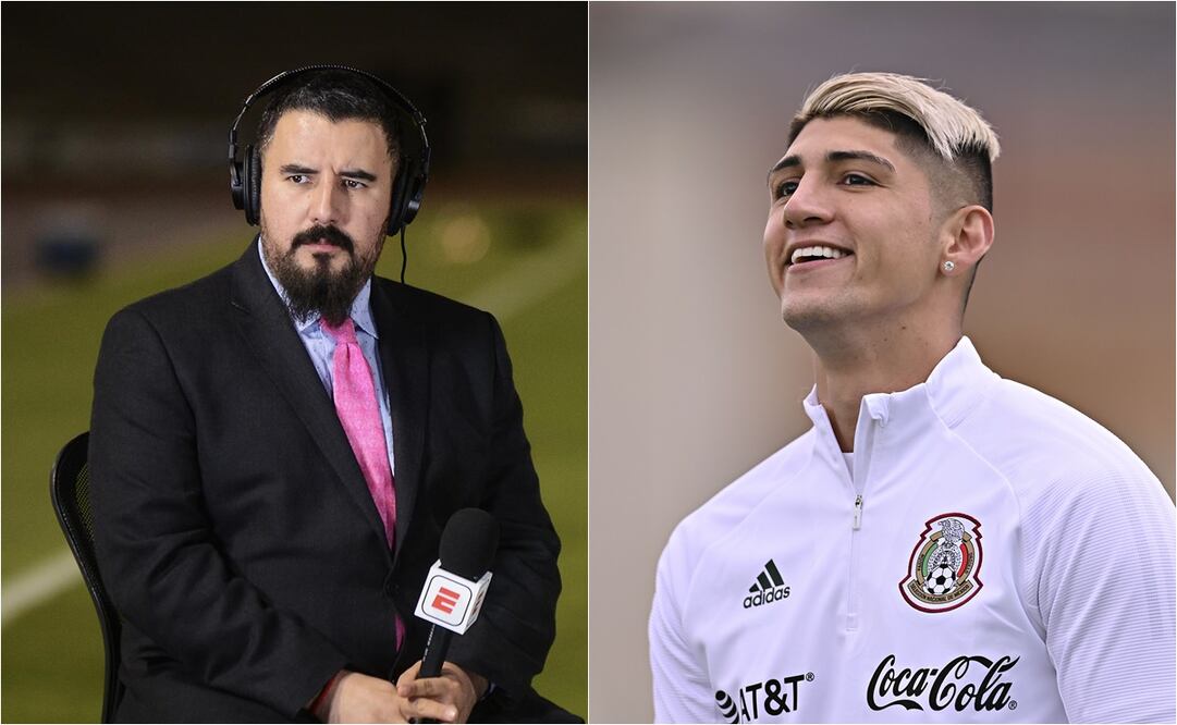 Alan Pulido se burla del comentarista de ESPN, Álvaro Morales, tras verlo jugar futbol / FOTO: ESPECIAL