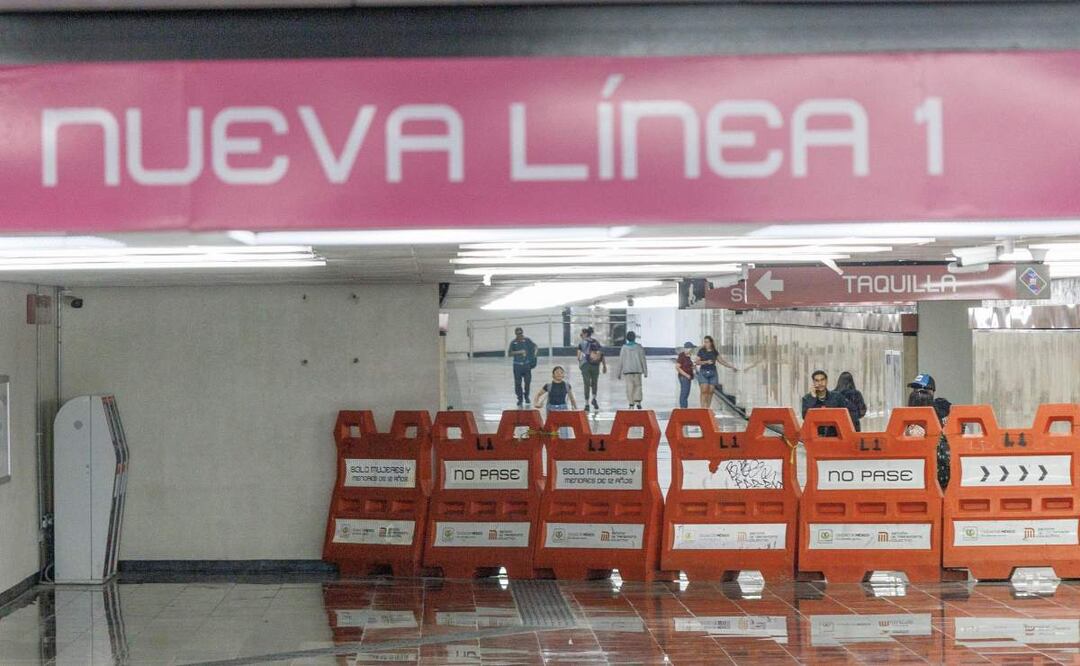 La jefa de gobierno, Clara Brugada, anunció que para finales de abril se espera la reapertura de cuatro estaciones de la línea 1 del Metro. Foto: Yaretzi Osnaya / EL UNIVERSAL