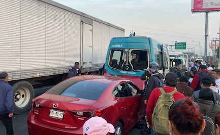 Accidente en la autopista México-Puebla deja un muerto y cierre de la lateral
