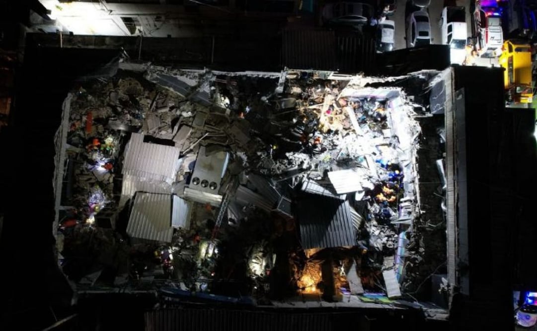 Desploma del techo de la discoteca Jet Set en República Dominicana Foto: AFP