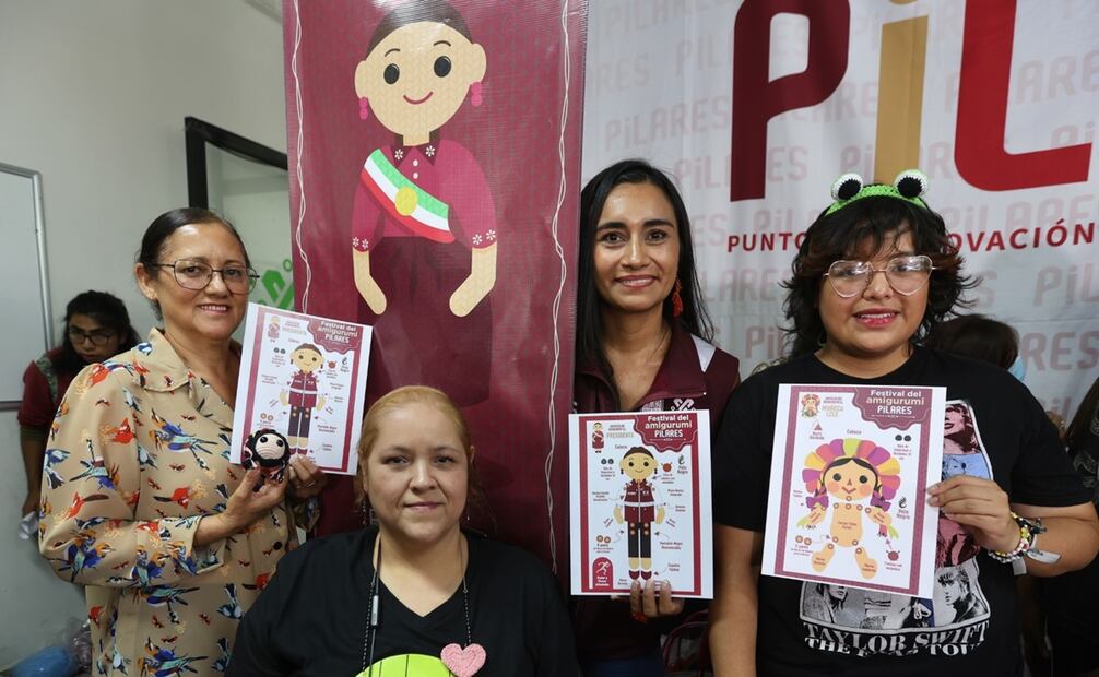 Como un homenaje a la virtual presidenta de la República, talleristas de los Pilares Velódromo y Viaducto, tejerán una figura de amigurumi. Foto: Berenice Fregoso / EL UNIVERSAL