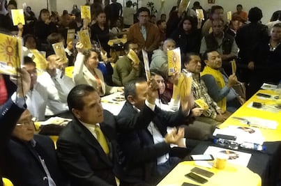 Consejo Electivo, método para elegir candidaturas: PRD