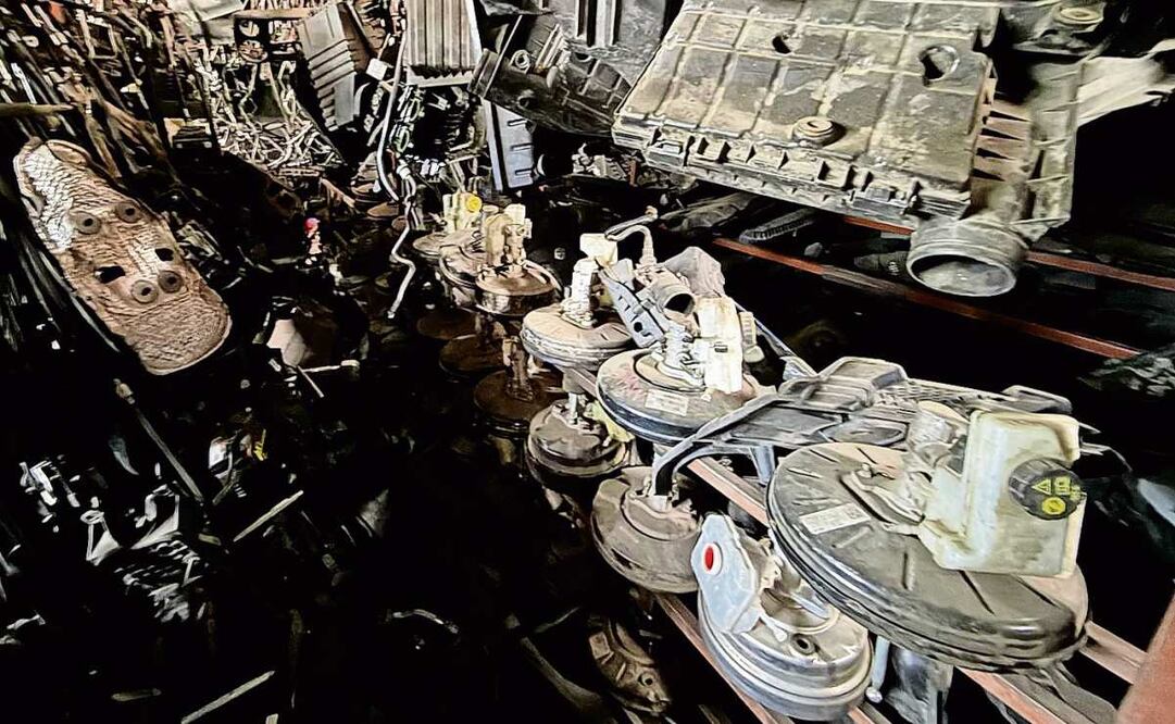 En el marco del combate al robo de autopartes, se han asegurado mil 327 toneladas, dio a conocer la jefa de Gobierno, Clara Brugada. (02/04/2025) Foto: Especial