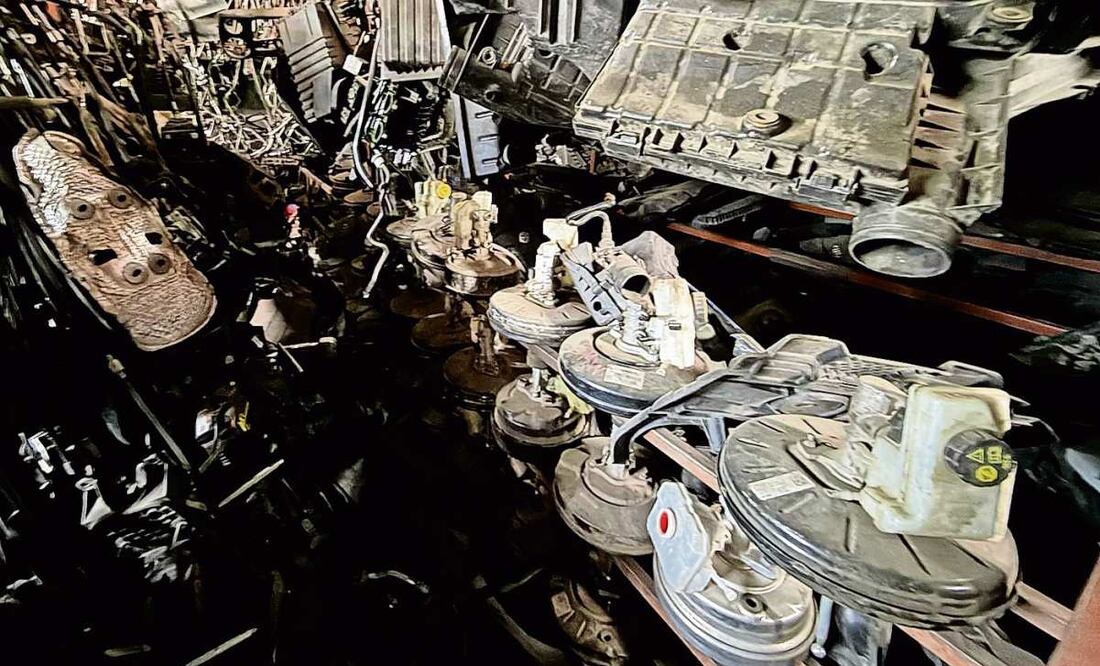 En el marco del combate al robo de autopartes, se han asegurado mil 327 toneladas, dio a conocer la jefa de Gobierno, Clara Brugada. (02/04/2025) Foto: Especial