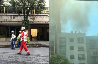 Reportan 7 intoxicados por incendio en fábrica de sombreros en la colonia Anzures VIDEO