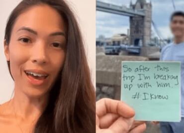 Joven descubre que su novio es infiel, pero viaja 9 semanas por el mundo con él por este insólito motivo