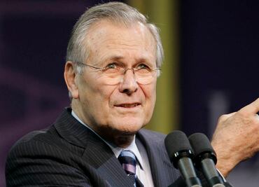Fallece a los 88 años Donald Rumsfeld, exsecretario de Defensa de EU
