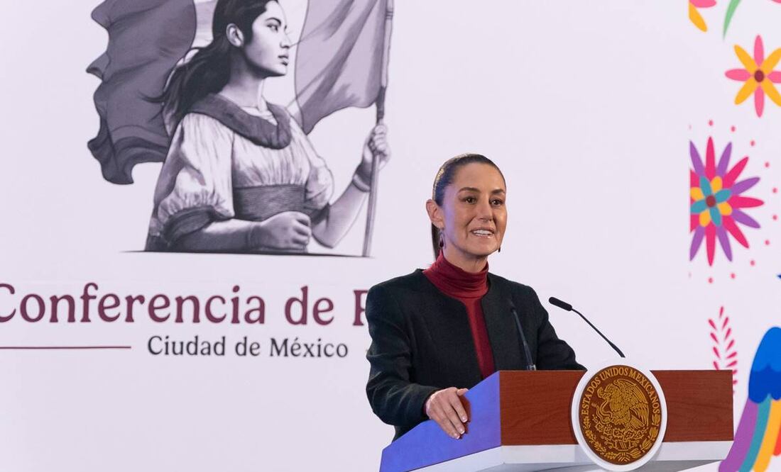 Conferencia mañanera de Claudia Sheinbaum del 4 de noviembre. Foto: Presidencia