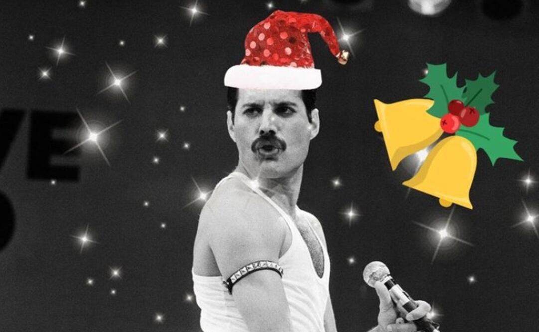 Freddie Mercury en modo navideño se ha vuelto viral.
