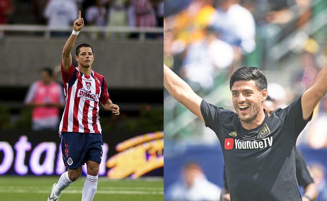 AGENCIAS. Javier Hernández y Carlos Vela