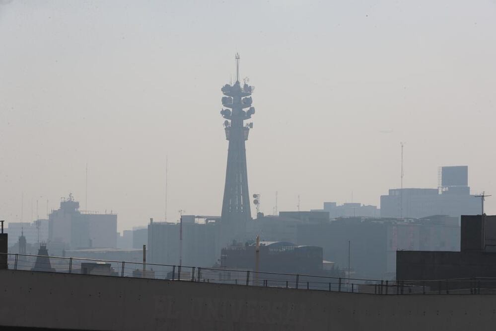 Aspectos de la contaminación en la Ciudad de México. Foto: Lucía Godínez