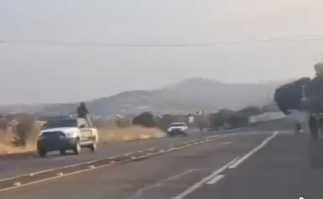 Se registra enfrentamiento entre policías y hombres armados en Yuriria, Guanajuato; hay dos oficiales heridos y un civil muerto (05/03/2026). Foto: Especial