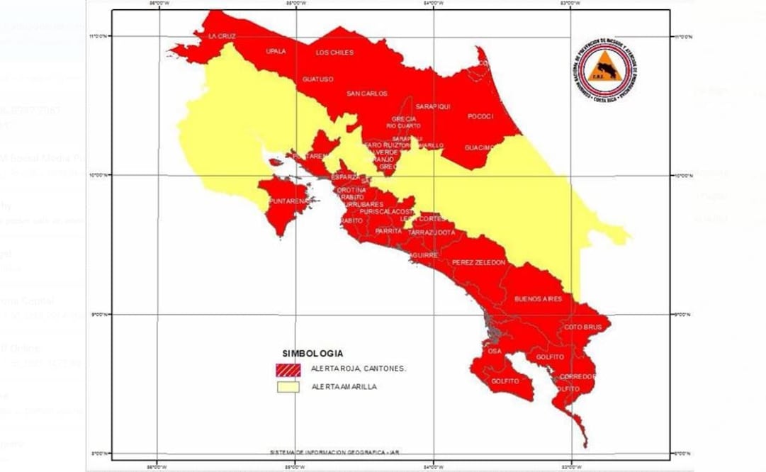 (Foto: Comisión Nacional de Emergencia de Costa Rica)