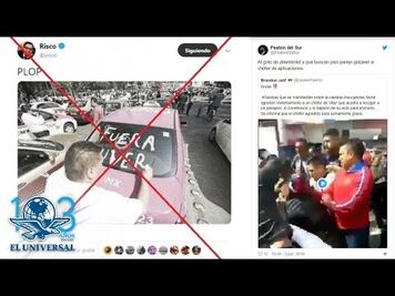 Golpiza a supuesto conductor de Uber y “Uver”: las fake news de la marcha
