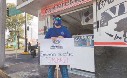 En paro empleados del Poder Judicial de Michoacán, por falta de pagos