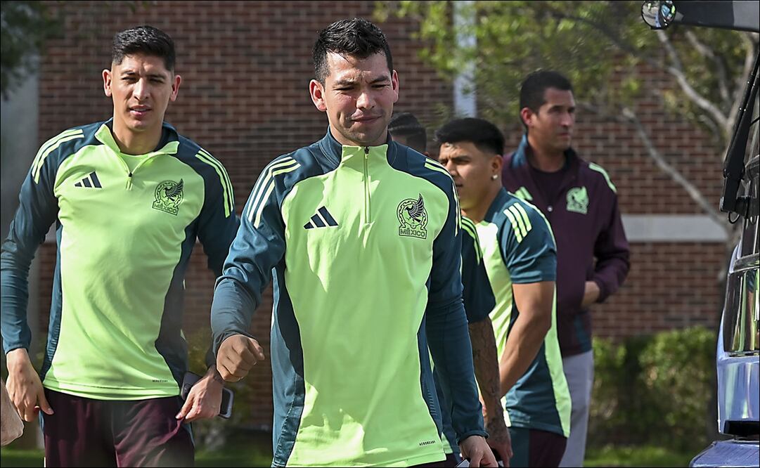 Chucky Lozano durante la concentración de la Selección Mexicana - Foto: Imago7