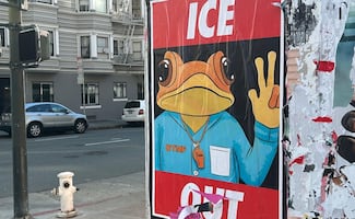 Carteles con el sapo concho de Bad Bunny aparecen en San Francisco contra el ICE días antes del Super Bowl