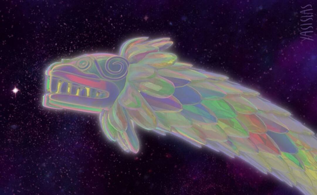 "El viaje de Quetzalcóatl" por Yasmín Islas Domínguez. FOTO: Filux.