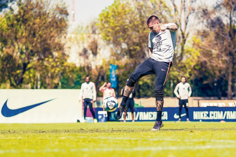 El atacante chileno, ya readaptado, pretende iniciar su cuota goleadora. (CLUB AMÉRICA)