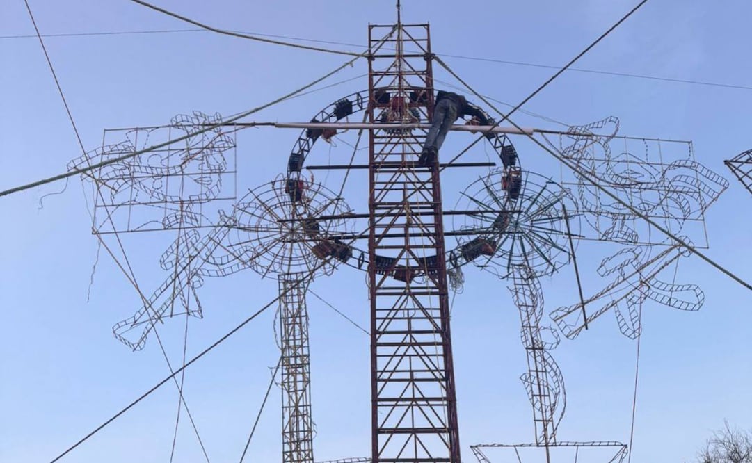 Aseguran pirotecnia de fiesta patronal en localidad de Tanhuato, Michoacán; hacían referencia a "El Mencho", líder del CJNG (15/01/2026). Foto: Especial