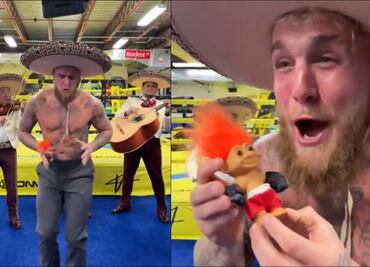Jake Paul amenaza a Canelo Álvarez y se burla bailando con mariachi; "Ya voy mi pu..."
