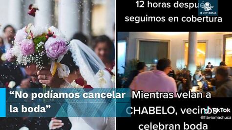 Mujer que celebró su boda frente a funeral de Chabelo se disculpa por escándalo 