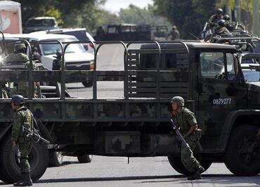 Militares rescatan a un hombre durante operativo en Tamaulipas