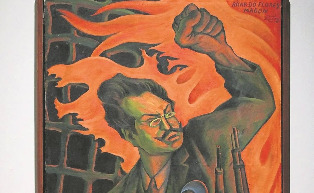  Retrato de Flores Magón (1947), de Diego Rivera, se encontraba colgada en el despacho del expresidente Lázaro Cárdenas. 