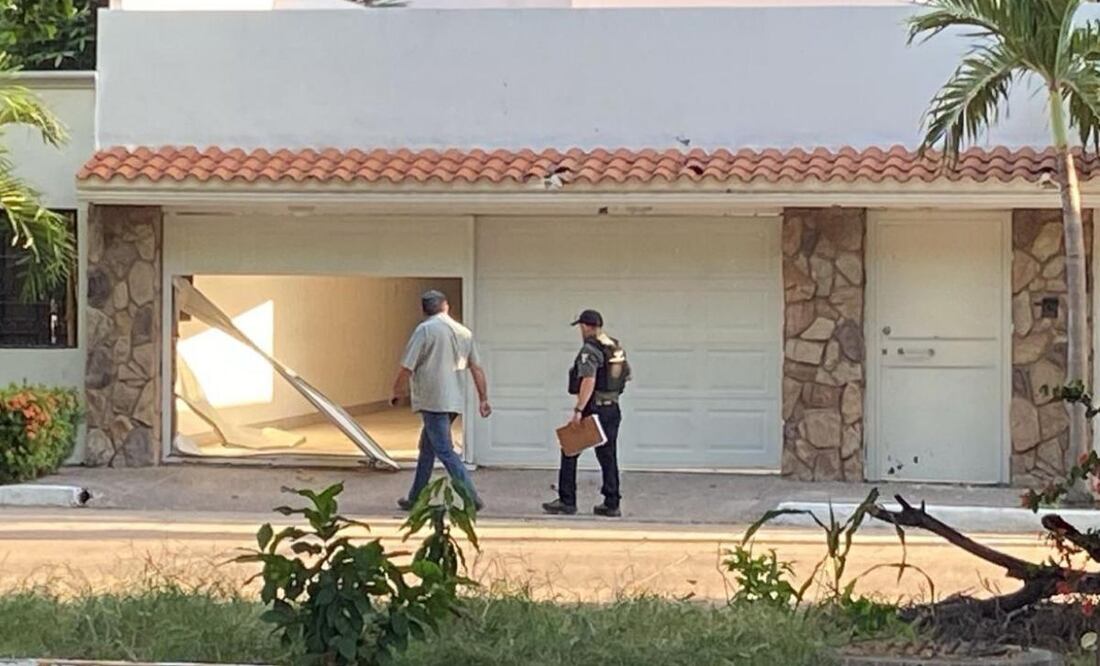 Una residencia ubicada en la calle Estado de Puebla, en la colonia las Quintas, en la capital del estado fue blanco de disparos de fusiles automáticos (23/10/2025). Foto: Especial