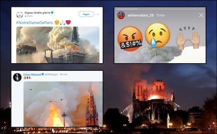 Las reacciones en el mundo del deporte por el incendio en Notre Dame