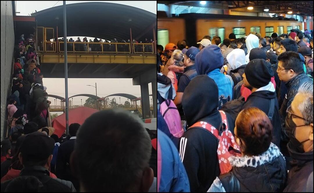 Usuarios reportan saturación en todas las estaciones, toma tus precauciones. Foto: ESPECIAL