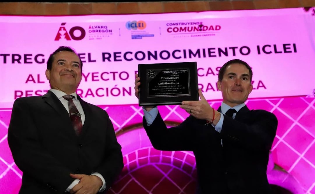 Alcaldía Álvaro Obregón es reconocida por el proyecto "Barrancas ÁO Restauración de su Grandeza".
Foto: Especial.