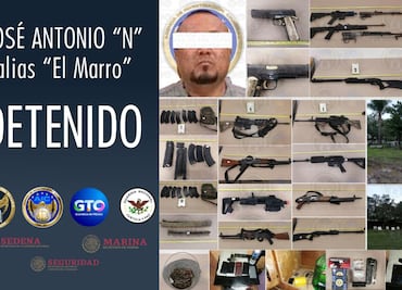 Este es el arsenal de "El Marro"