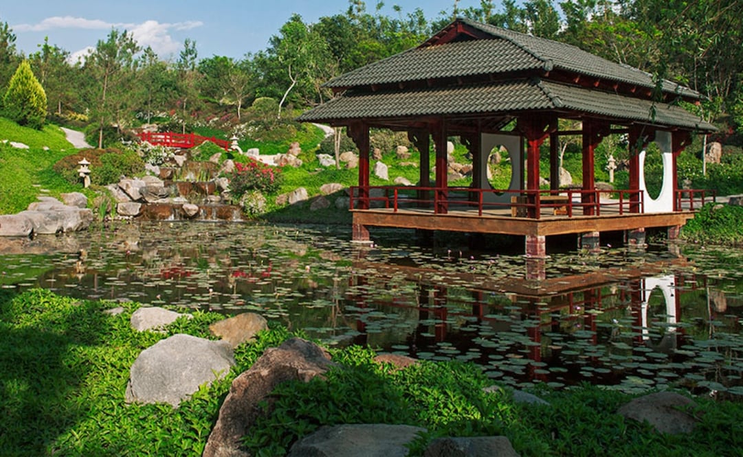 El Jardín Estilo Japonés de Jardines de México, un parque en el estado de Morelos. Foto: Cortesía
