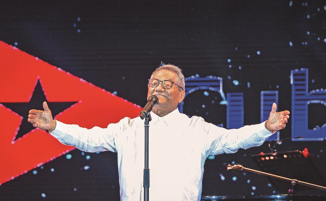 Cantó por primera vez en Cuba este fin de semana. (JORGE BELTRÁN. AFP)