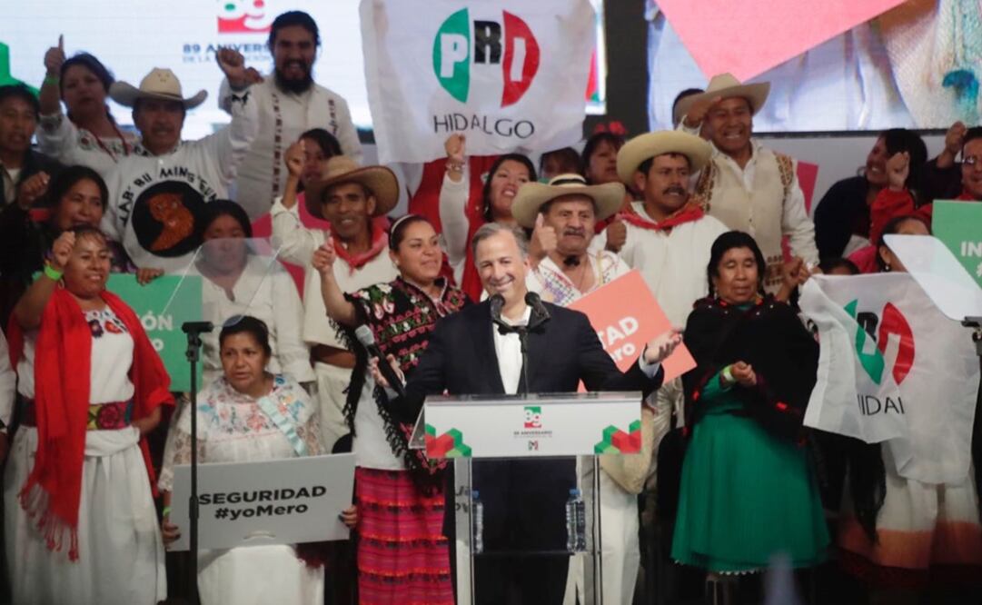 Discurso de José Antonio Meade durante el 89 Aniversario de la Fundación del PRI. (Foto: Iván Stephens / El Universal)