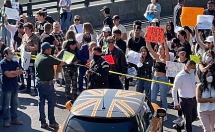 “Justicia para Hugo”: Familiares de menor que murió en fiesta clandestina en Edomex bloquean Periférico Norte