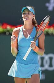 Mladenovic elimina a Wozniacki y va a semis