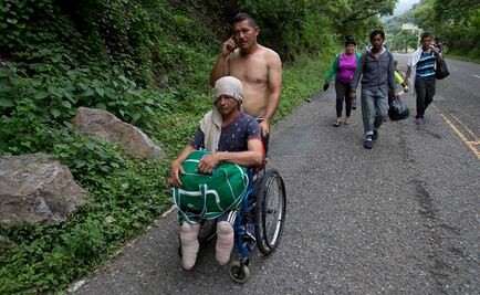​Nery, el migrante que perdió las dos piernas pero no sus ganas de llegar a EU
