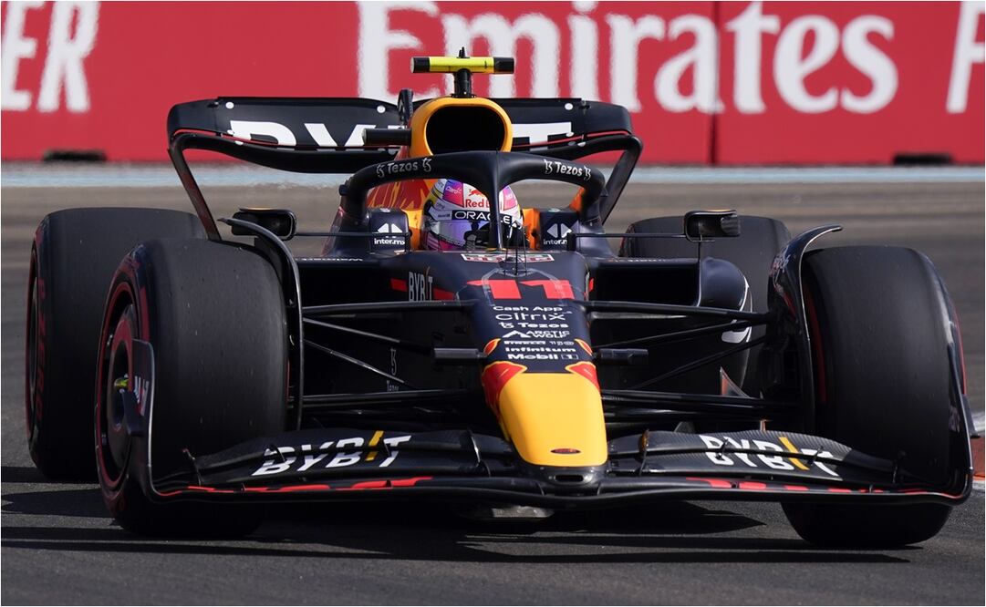 Checo Pérez tiene oportunidad de subir al podio del Gran Premio de Miami / FOTO: AP