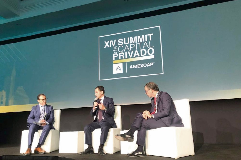Arturo Herrera, subsecretario de Hacienda, durante su participación en el foro organizado por la Asociación Mexicana de Capital Privado. El funcionario afirmó que se mantendrá la estabilidad macroeconómica. / CORTESÍA