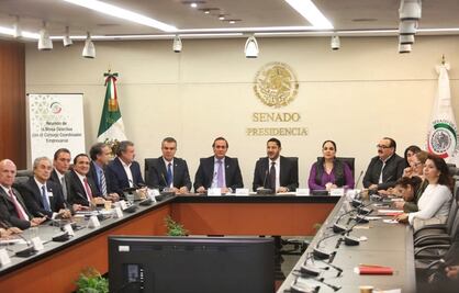 Empresarios piden en el Senado diálogo en temas laborales