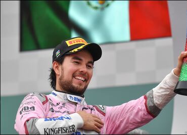 Pérez, el mexicano con más podios en la historia