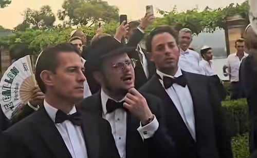 Con kipá, captan a Peña Nieto en boda judía en Italia; recuerdan presunto soborno de empresarios israelíes por 25 mdd